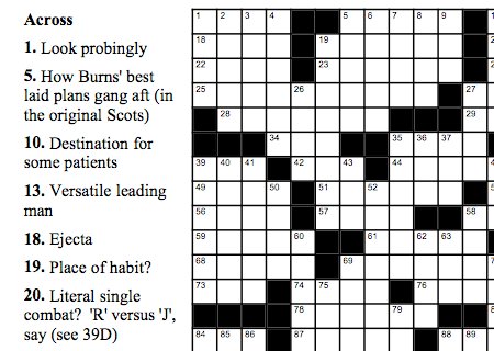 Pencil loving crossword puzzle fans, take note!