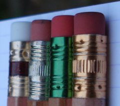 Ferrule of Natural Finish Pencils