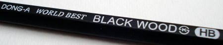 Dong-a World Best Black Wood pencil