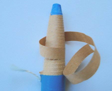 Paper wrapped pencils 