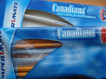 Papermate Canadiana and Canadiana Naturals pencils