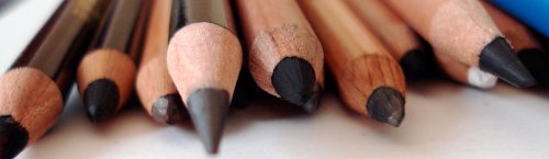 Carbon and Ebony pencils