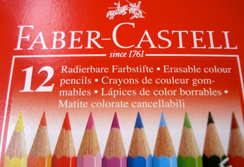 Faber-Castell erasable colour pencils