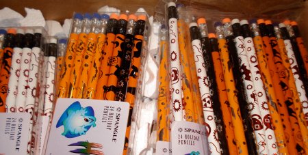 Hallowe'en pencils