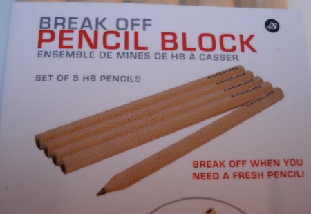 Kikkerland Break Off Pencil Block