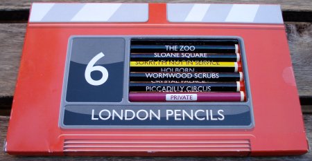 London bus pencils