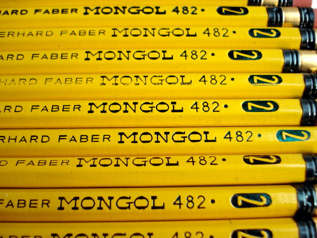 Mongol pencils from Eberhard Faber Colombia
