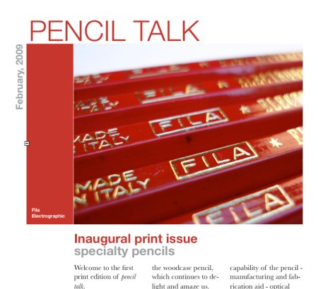 pencil talk - the print edition