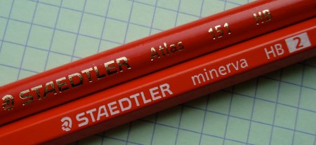Staedtler's oldest brands - the Atlas and Minerva pencils