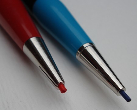 Blue/Red Refill Leads for Mechanical Pencil - Various Sizes