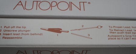 Autopoint Twinpoint red and blue mechanical pencil