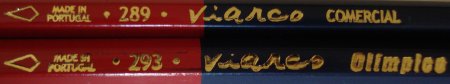 Viarco Red and Blue pencils