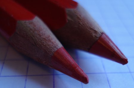 Viarco Red and Blue pencils