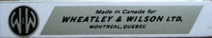 Wheatley & Wilson Ltd. No. 200 pencil
