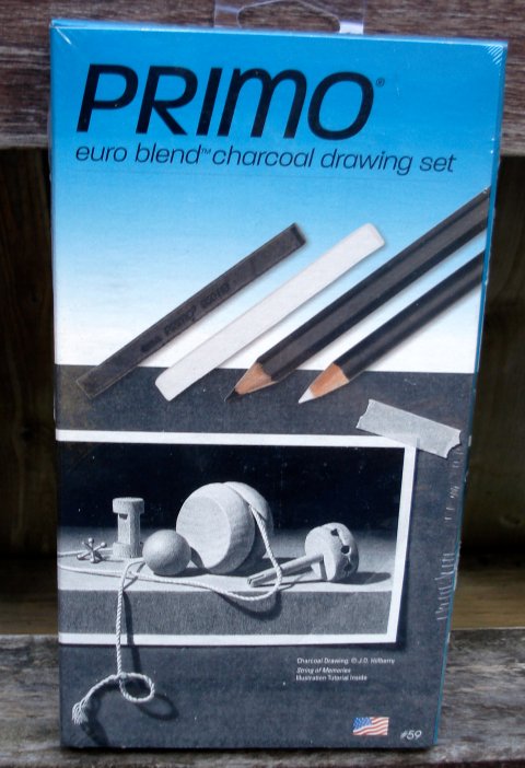 Primo charcoal drawing set